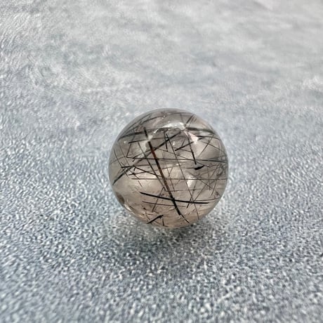 【ガネッシュヒマール産】アクチノライトイン天然ヒマラヤ水晶ビーズ⑥/Ganesh Himal Actinolite in Himalayan Quartz beads