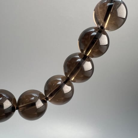 【ガウリシャンカール産】天然ヒマラヤスモーキークォーツ デザインブレスレット/Gaurishankar SmokyQuartz Design Bracelet
