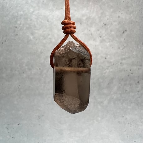 【ガウリシャンカール産】天然ヒマラヤスモーキークォーツペンダントトップ⑦/Gaurishankar HimalayanSmoky pendant top
