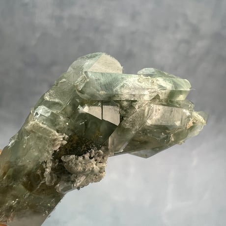 【マナスル産】クローライトイン天然ヒマラヤ水晶⑤/Manaslu Chlorite in Himalayan Quartz