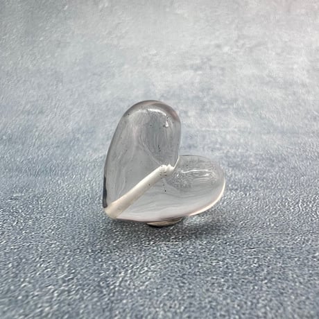 【ガウリシャンカール産】天然ヒマラヤスモーキークォーツ"手磨き加工"ハート型ビーズ①/Gaurishankar Himalayan Smoky Quartz Heart Beads