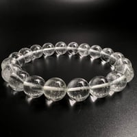 【アンナプルナ産】"手磨き加工"天然ヒマラヤ水晶ブレスレット②10mm内径17cm/Annapurna Himalayan Quartz Bracelet