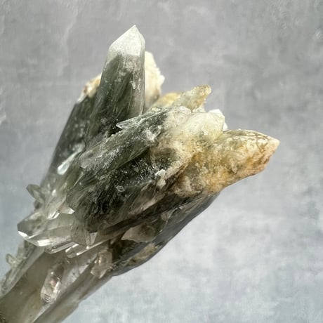 【ガネッシュヒマール産】アクチノライト&クローライトイン天然ヒマラヤ水晶/Ganesh Himal Actinorite&Chloritet in Himalayan Quartz