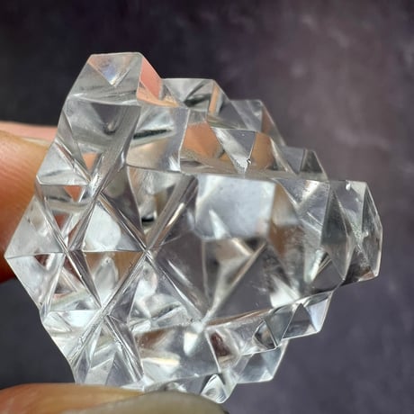 【マニハール産】 天然ヒマラヤ水晶"ピラミッドキューブ"⑦/Manihar Himalayan Quartz "Pyramid Cube"