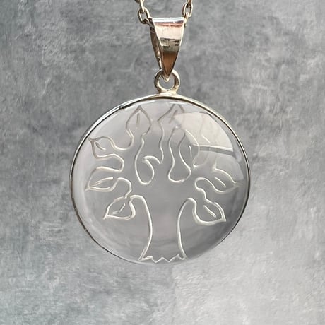 【ガネッシュヒマール産】天然ヒマラヤ水晶"ツリーオブライフ"S/Vペンダントトップ②/Ganesh Himal "Tree of Life"S/V Pendant Top