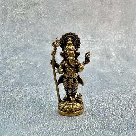 ミニ仏像【C】Mini Statue"Ganesha/Shiva Lingam"