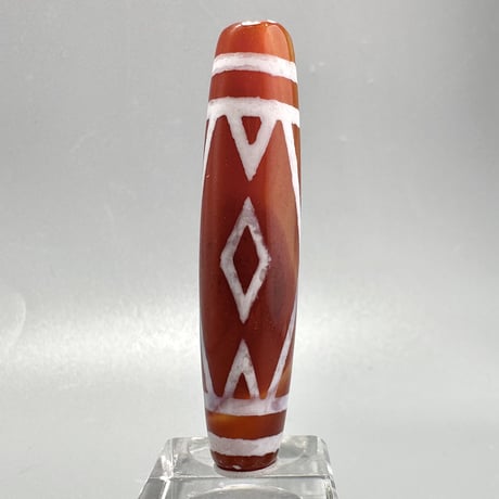 天珠 （めのう）/ カーネリアン ⑤ Dzi Beads Carnelian