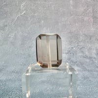 【ガウリシャンカール産】天然ヒマラヤスモーキークォーツ"手磨き加工"スクエアビーズ②/Gaurishankar Himalayan Smoky Quartz Square Beads