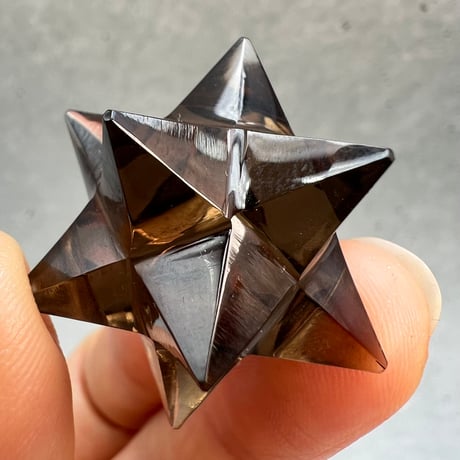 【ガウリシャンカール産】天然ヒマラヤスモーキークォーツアステロイド/Gaurishankar HimalayanSmoky Quartz "Asteroid"Super Markaba Star