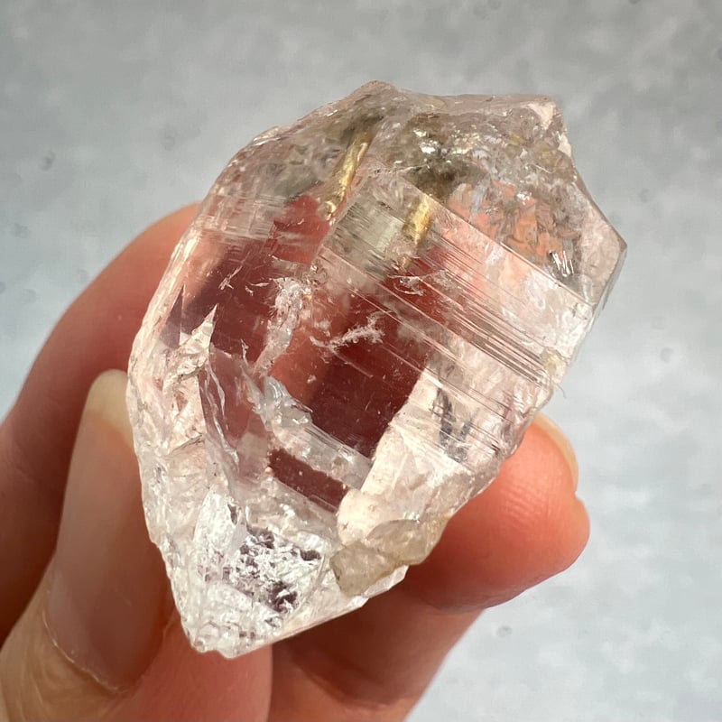 カイラス産】天然ヒマラヤ水晶バチカン付きペンダントトップ⑥/Kailash