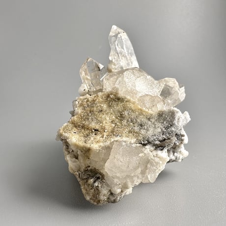 【ガネッシュヒマール産】雲母&長石入り天然ヒマラヤ水晶 クラスター② Ganesh Himal Mica&Feldspar in Himalayan Quartz Cluster