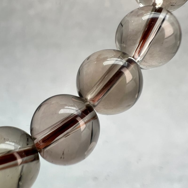 天然石 ガウリシャンカール スモーキークォーツ 龍彫り水晶