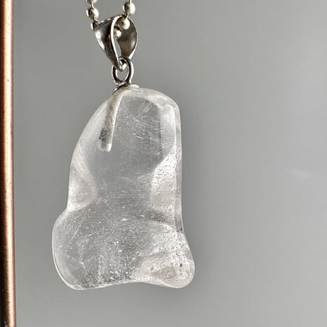 【ガネッシュヒマール産】天然ヒマラヤ水晶ハート型ペンダントトップ/GaneshHimal Himalayan Quartz Heart Pendant Top
