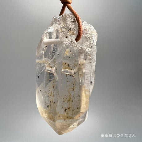【ガネッシュヒマール産】天然ヒマラヤ水晶ペンダントトップ/Ganesh Himal Natural Pendant Top