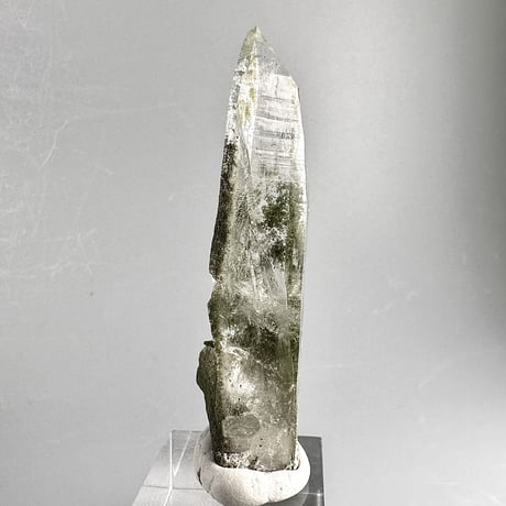 【ガネッシュヒマール産】クローライトイン天然ヒマラヤ水晶ミニポイント"L"/Ganesh Himal Chlorite in Himalayan Quartz Point