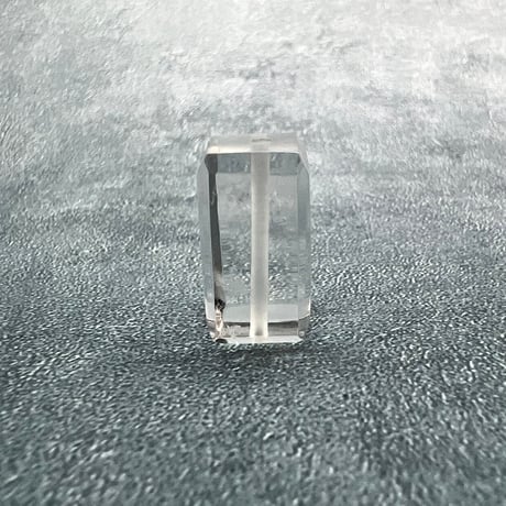 【ガネッシュヒマール産】天然ヒマラヤ水晶"手磨き加工"スクエアビーズ④/Ganesh Himal  Himalayan Quartz Square Beads