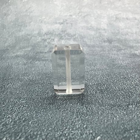 【ガネッシュヒマール産】天然ヒマラヤ水晶"手磨き加工"スクエアビーズ⑤/Ganesh Himal  Himalayan Quartz Square Beads
