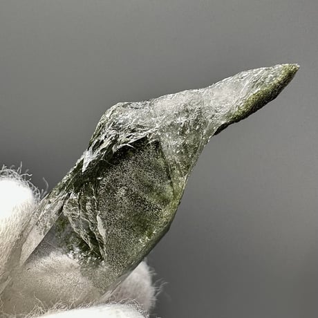 【ガネッシュヒマール産】クローライトイン天然ヒマラヤ水晶ミニポイント/Ganesh Himal Chlorite in Himalayan Quartz Mini Point