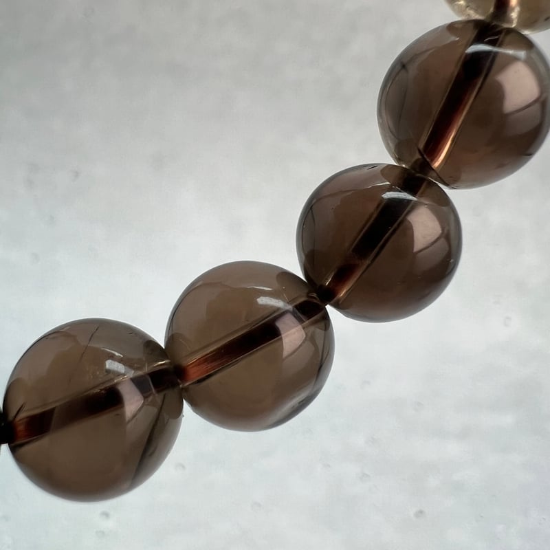 ガウリシャンカール産】天然ヒマラヤスモーキークォーツブレスレット