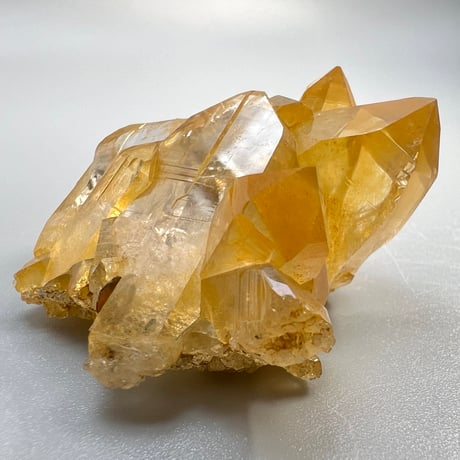 【ガネッシュヒマール産】リモナイトインヒマラヤ水晶 クラスター/Ganesh Himal Limonite in Himalayan Quartz Cluster
