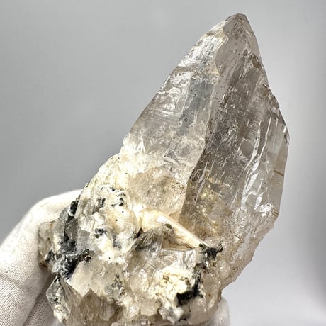 【ガネッシュヒマール産】マイカ&リモナイトイン天然ヒマラヤ水⑭/Ganesh Himal Mica&Limonite in Himalayan Quartz