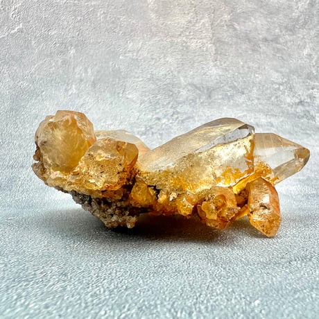 【ガネッシュヒマール産】リモナイトイン天然ヒマラヤ水晶/Ganesh Himal Limonite in Himalayan Quartz