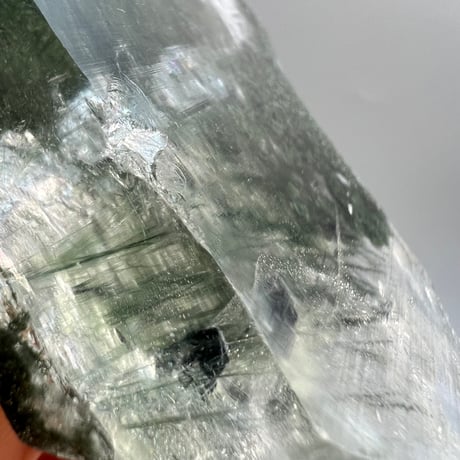 【ガネッシュヒマール産】クローライト&アクチノライトイン天然ヒマラヤ水晶/Ganesh Himal Himalayan Quartz