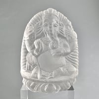【ガネッシュヒマール産】天然ヒマラヤ水晶 "ガネーシャ様"仏像Ganesh himal  Himalayan Quartz   "Ganesha"
