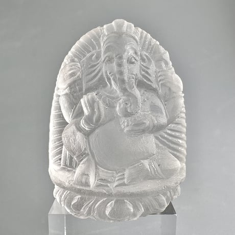 【ガネッシュヒマール産】天然ヒマラヤ水晶 "ガネーシャ様"仏像/Ganesh himal  Himalayan Quartz   "Ganesha"