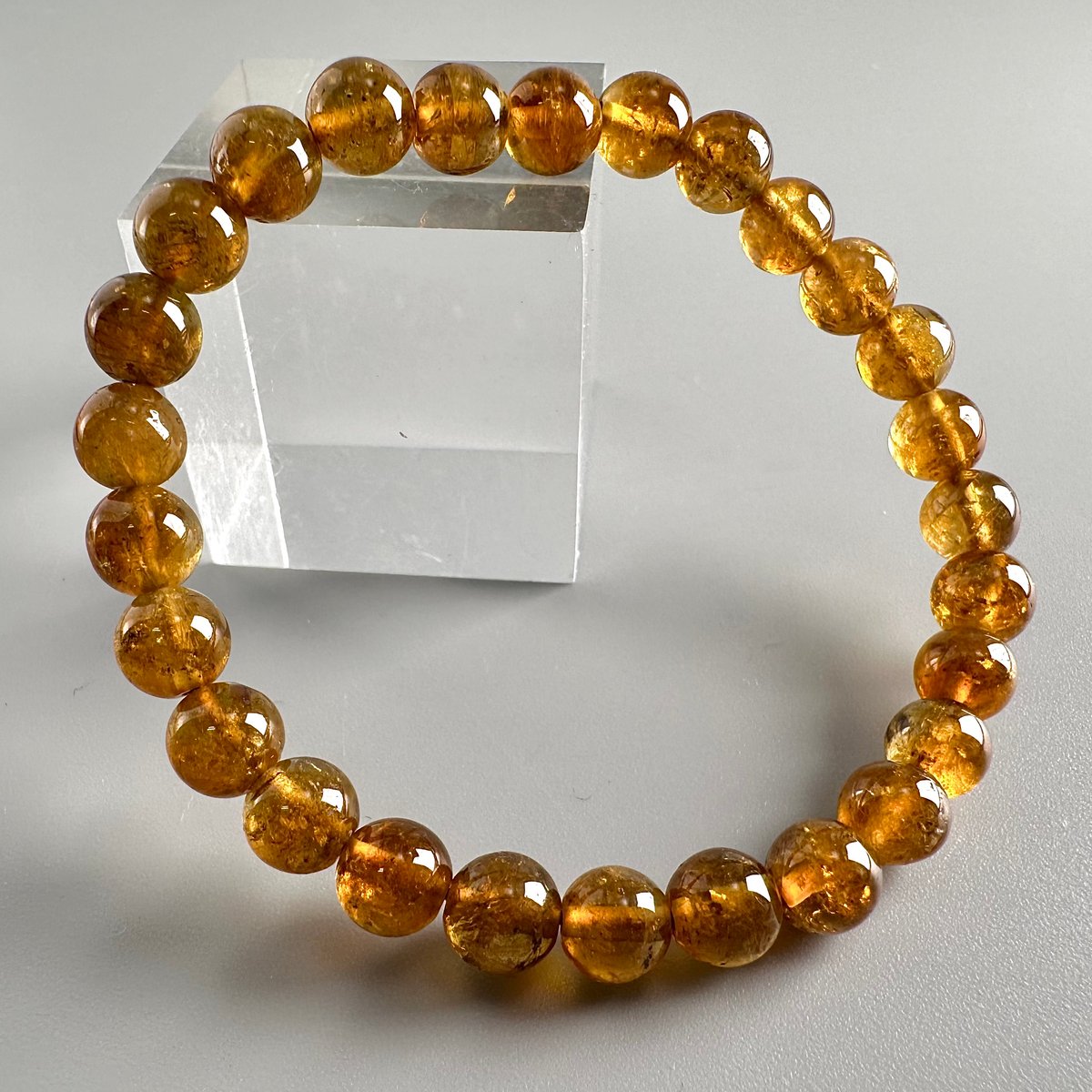 ネパール産トルマリン　ハニーカラーブレスレット ネパール産トルマリン ハニーカラーブレスレット