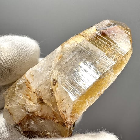 【ガネッシュヒマール産】リモナイトイン天然ヒマラヤ水晶④/Ganesh Himal Limonite in Himalayan Quartz