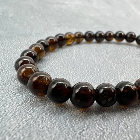 ネパール産🇳🇵ヒマラヤドラバイトトルマリン ブレスレット5.8mm内径15Nepal Himalayan dravite tourmaline Bracelet