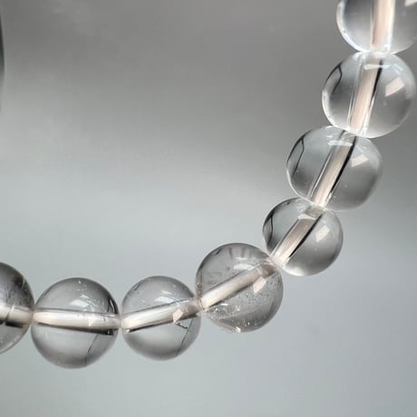 【ガネッシュヒマール産】天然ヒマラヤ水晶デザインブレスレット/Ganesh Himal Himalayan Quartz Design Bracelet