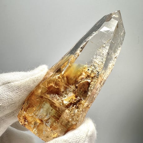 ハイクオリティ【ガネッシュヒマール産】リモナイトイン天然ヒマラヤ水晶③/High Quality Ganesh Himal Limonite in Himalayan Quartz