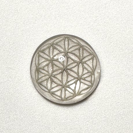 ガウリシャンカール産ヒマラヤスモーキークォーツ   "フラワーオブライフ" ルース7️⃣ Gaurishankar Himarayan Smorky Quartz