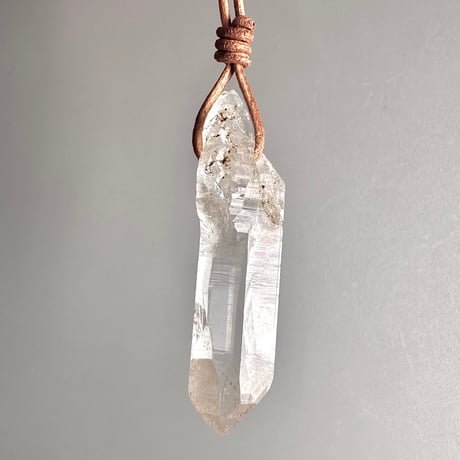 【ガネッシュヒマール産】天然ヒマラヤ水晶ペンダント/GaneshHimal Natural Pendant