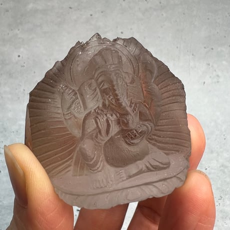 【ガウリシャンカール産】天然ヒマラヤスモーキークォーツ "ガネーシャ"/Gaurishankar HimalayanSmoky "Ganesha"