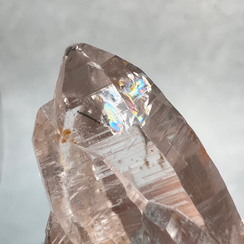 ライモナイトインガネーシュヒマール ガネッシュヒマール産リモナイトインヒマラヤ水晶/Ganesh Himal