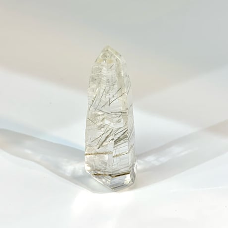 【ガネッシュヒマール産】アクチノライトイン天然ヒマラヤ水晶ミニポイント/Ganesh Himal Actinolite in Himalayan Quartz Mini Point