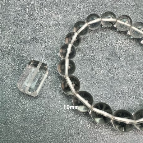 【ガネッシュヒマール産】天然ヒマラヤ水晶"手磨き加工"スクエアビーズ④/Ganesh Himal  Himalayan Quartz Square Beads
