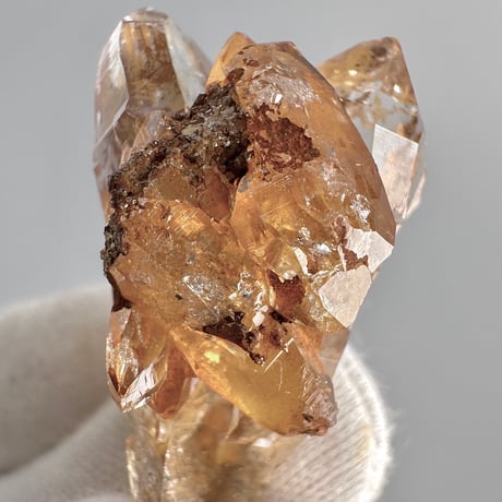 【ガネッシュヒマール産】リモナイトイン天然ヒマラヤ水晶/Ganesh Himal Limonite in Himalayan Quartz