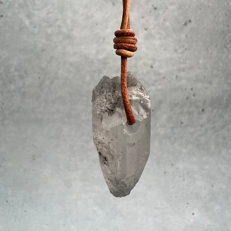 【カイラス産】天然ヒマラヤ水晶ペンダントトップ①/Kailash Himalayan Quartz Pendant Top