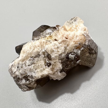 ガウリシャンカール産天然ヒマラヤスモーキークォーツミニクラスター/GauriShankar Himalayan Smoky Quartz