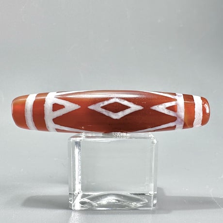 天珠 （めのう）/ カーネリアン ⑤ Dzi Beads Carnelian