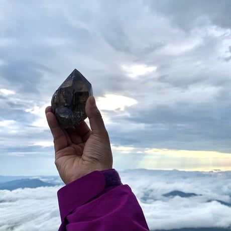 Mt.Fuji浄化🗻 ガウリシャンカール産ヒマラヤスモーキークォーツ/Gaurishankar Himalayan Smoky Quartz