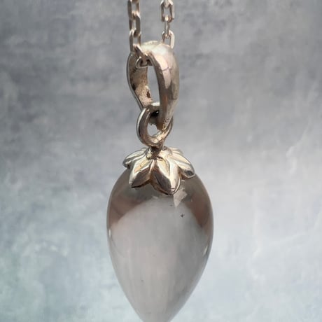 【ガウリシャンカール産】天然ヒマラヤスモーキークォーツ"手磨き加工"ペンダント/ペンデュラム/Gauri Shankar Himalayan Smoky Quartz pendant Pendulum