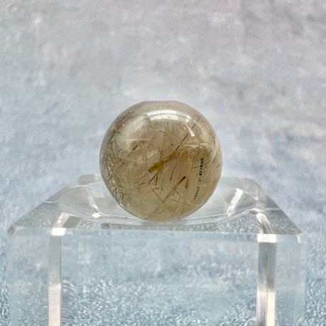 【ガネッシュヒマール産】アクチノライトイン天然ヒマラヤ水晶ビーズ⑧/Ganesh Himal Actinolite in Himalayan Quartz beads