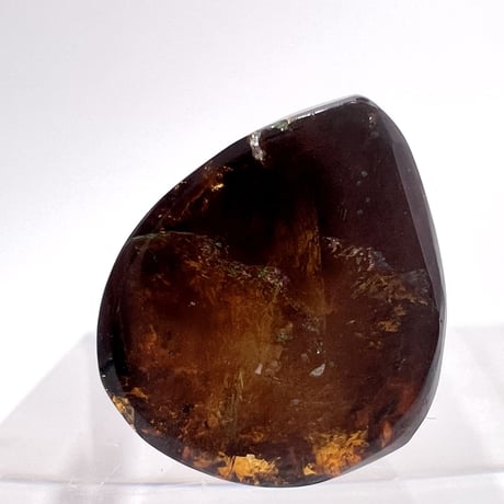 ネパール産ドラバイトトルマリン"手磨き加工"ルース①/Nepal Dravite Tourmaline loose