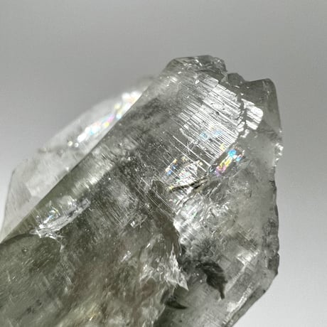 マナスル産クローライトインヒマラヤ水晶ポイント/Manaslu Chlorite in Himalayan Quartz Point