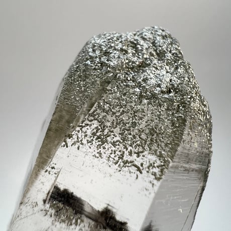 【ガネッシュヒマール産】クローライトイン天然ヒマラヤ水晶/GaneshHimal Chlorite in Himalayan Quartz